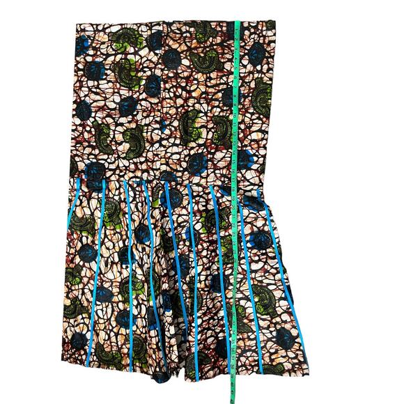 Structured Peplum Ankara Two Piece Set Plus Size 3X - Picture 13 of 14